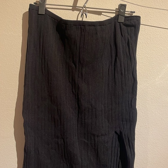 NWT Cotton On Ribbed Black Skirt Size XL - Picture 6 of 8
